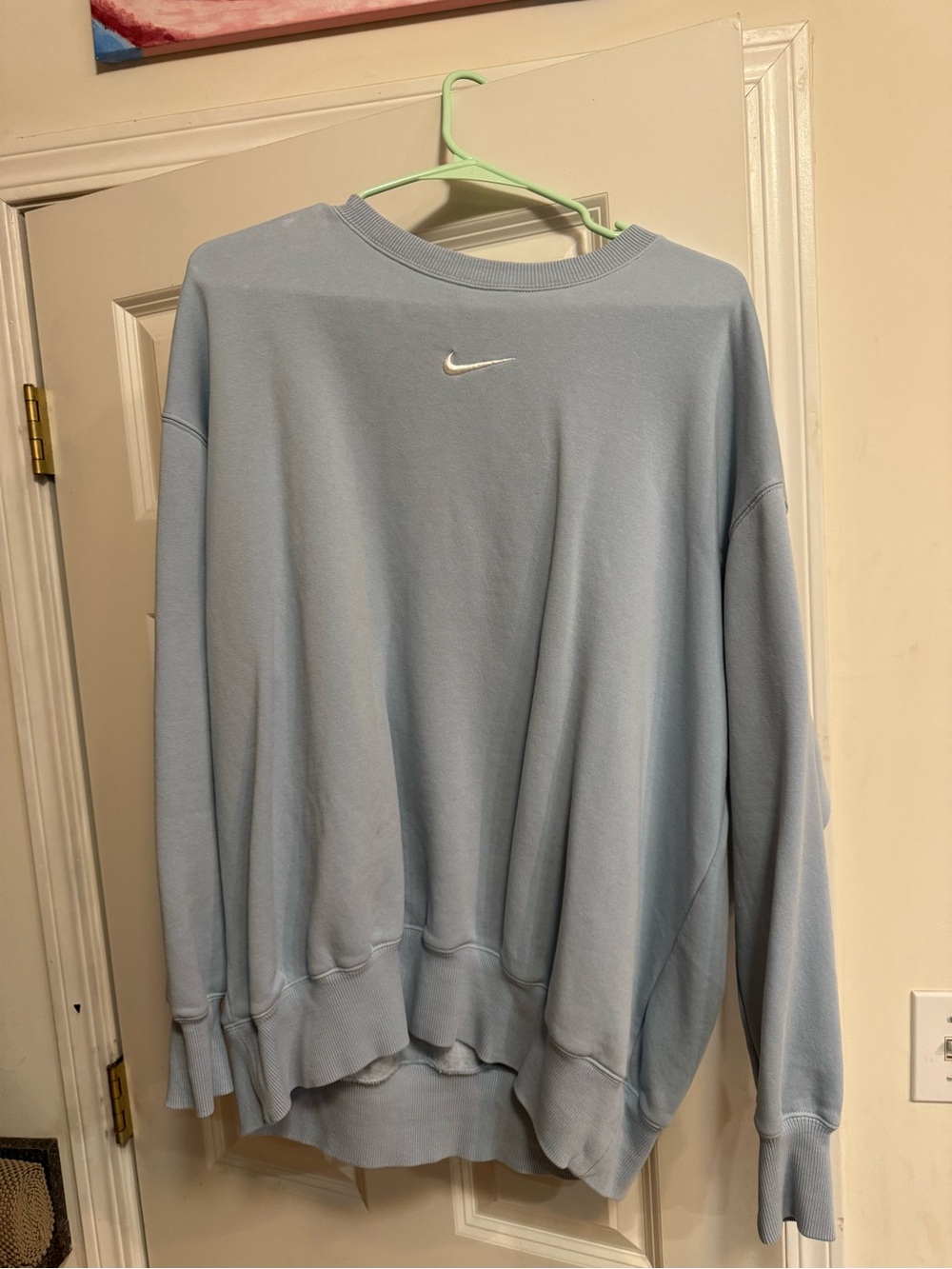 Nike Women’s Pale Blue Crewneck Sweatshirt